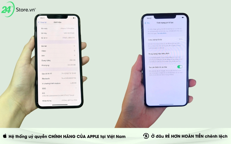 iphone 11 pro max cũ 256gb chính hãng zin giá rẻ