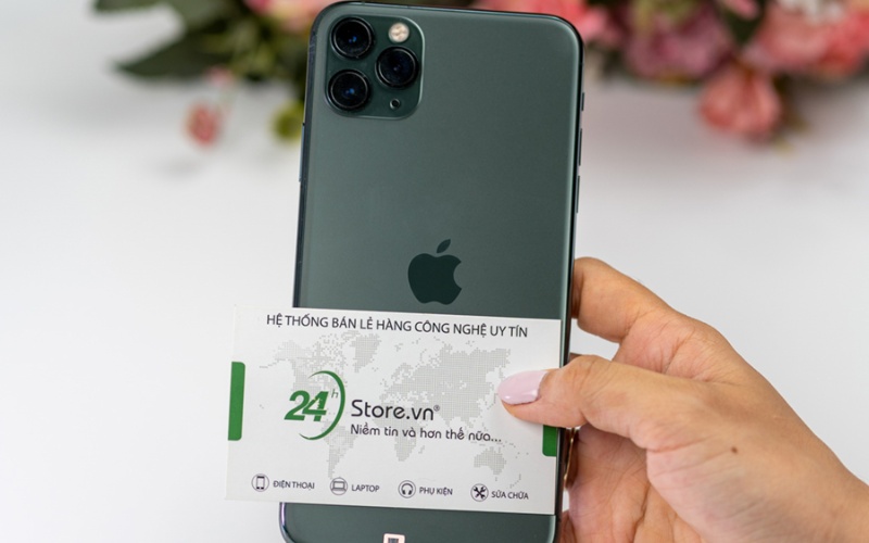 iphone 11 pro max cũ mày xanh đen