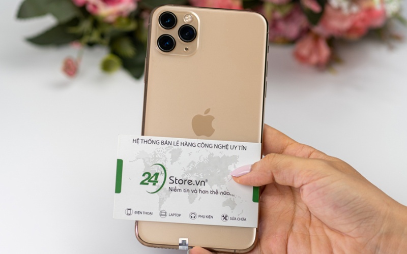 iphone 11 pro max cũ màu vàng đồng