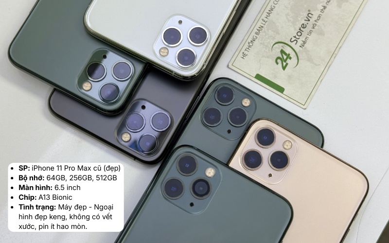 iphone 11 pro max cũ máy đẹp