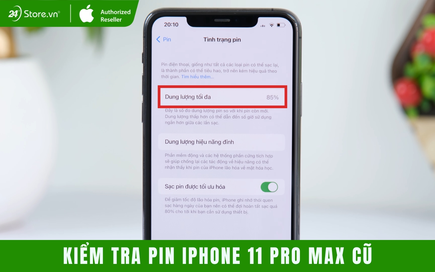 pin điện thoại iphone 11 pro max cũ