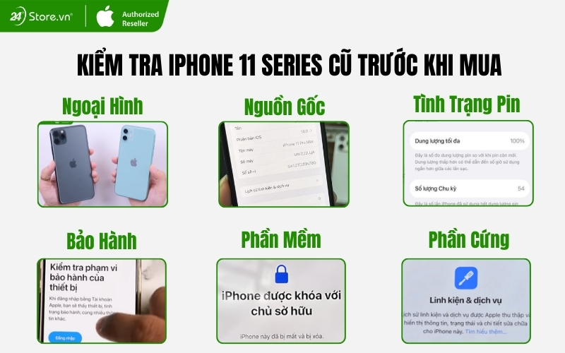 iphone 11 series cũ chính hãng