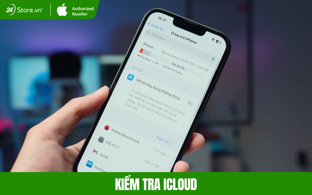 kiểm tra icloud iphone 12 cũ 64gb
