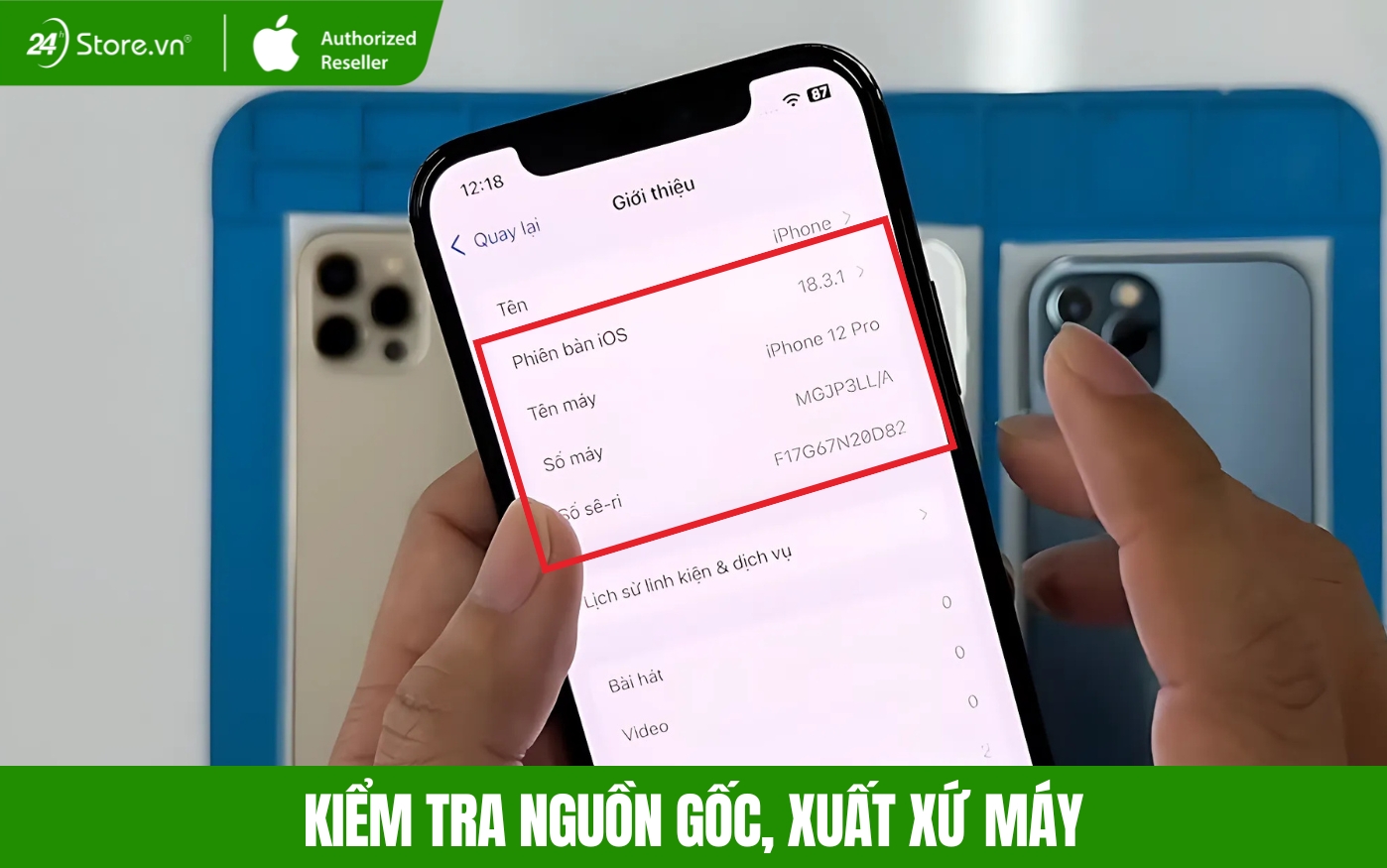 Check iPhone 12 Pro 256GB cũ