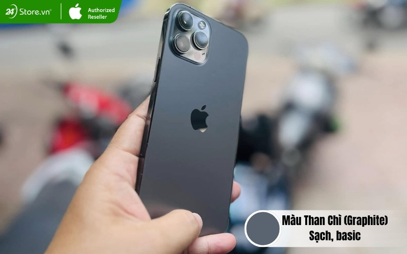 iphone 12 pro max màu đen than chì