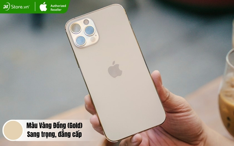 iphone 12 pro max màu vàng đồng