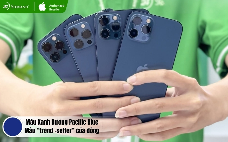 iphone 12 pro max màu xanh dương
