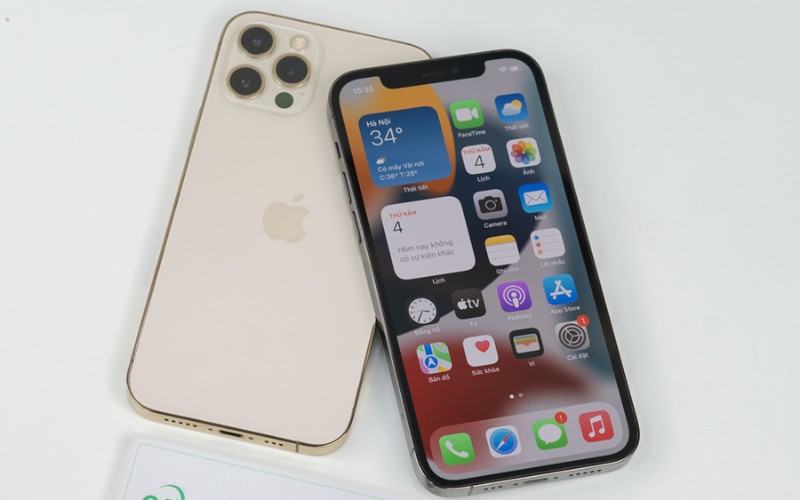 iphone 12 pro max cũ 128gb màu vàng đồng