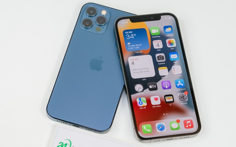 iphone 12 pro max cũ 128gb màu xanh