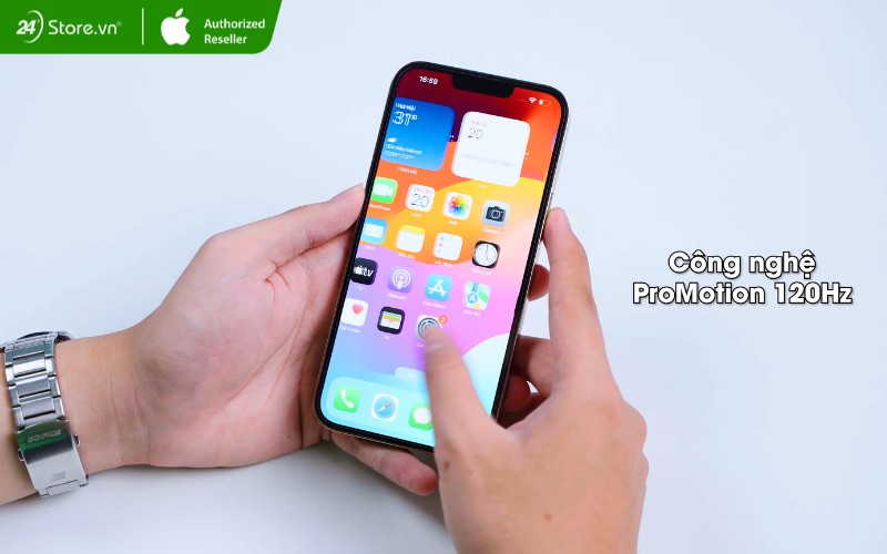 promotion 120hz trên iphone 13 pro max cũ