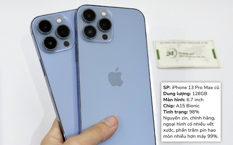 iphone 13 pro max cũ 98%