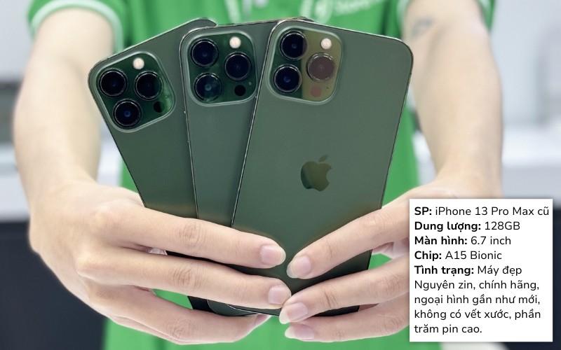 iphone 13 pro max cũ máy đẹp