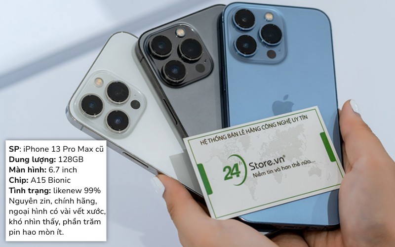 iphone 13 pro max cũ like new 99%