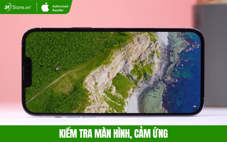 kiểm tra màn hình iphone 13 pro max cũ