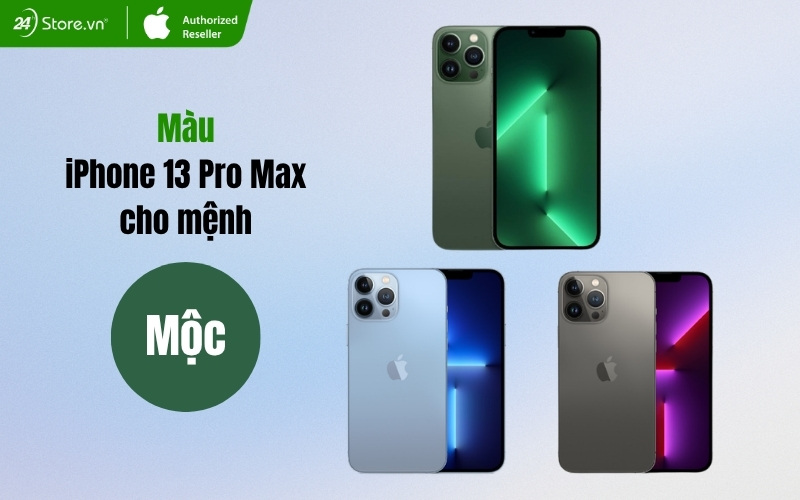 mệnh mộc mua iphone 13 pro max màu gì