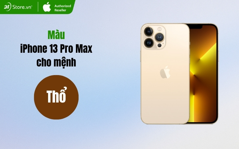 mệnh thổ mua iphone 13 pro max màu gì