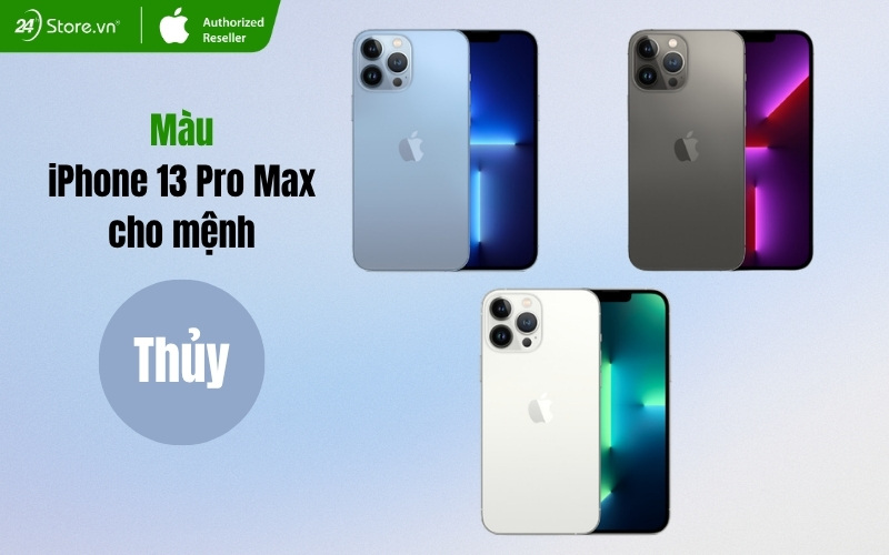 mệnh thủy mua iphone 13 pro max màu gì