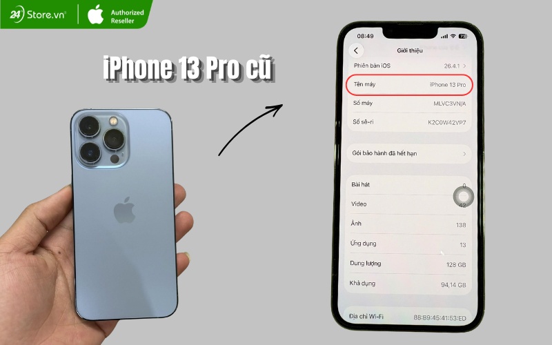 iphone 13 pro cũ