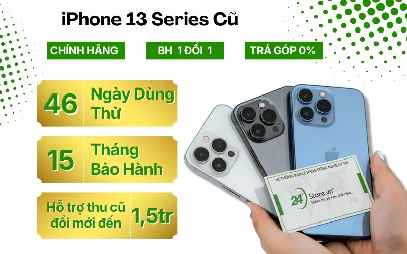 iphone 13 series cũ chính hãng giá rẻ