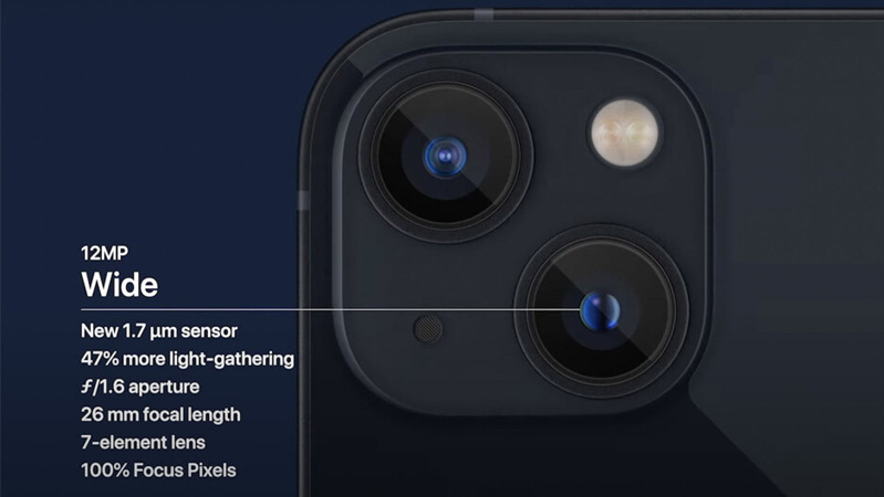 so sánh iPhone 13 và iPhone 11 về camera
