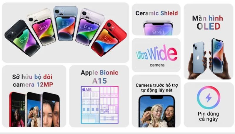 iPhone 14 256GB VN/A chính hãng