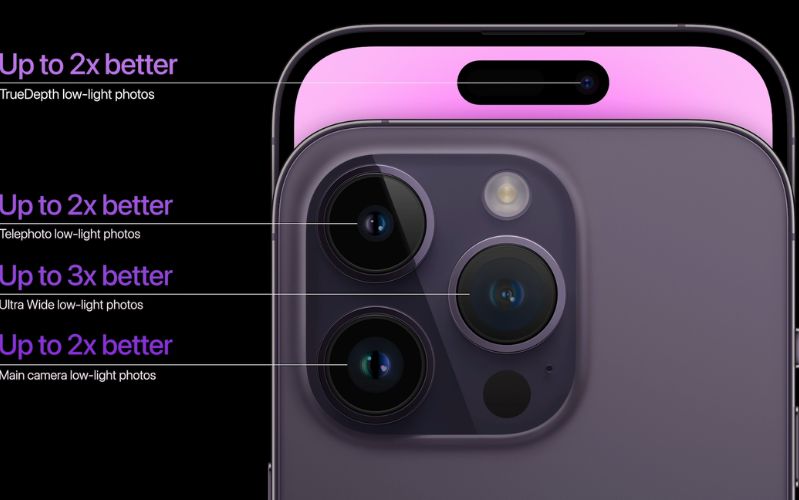 Camera có độ phân giải đến 48MP