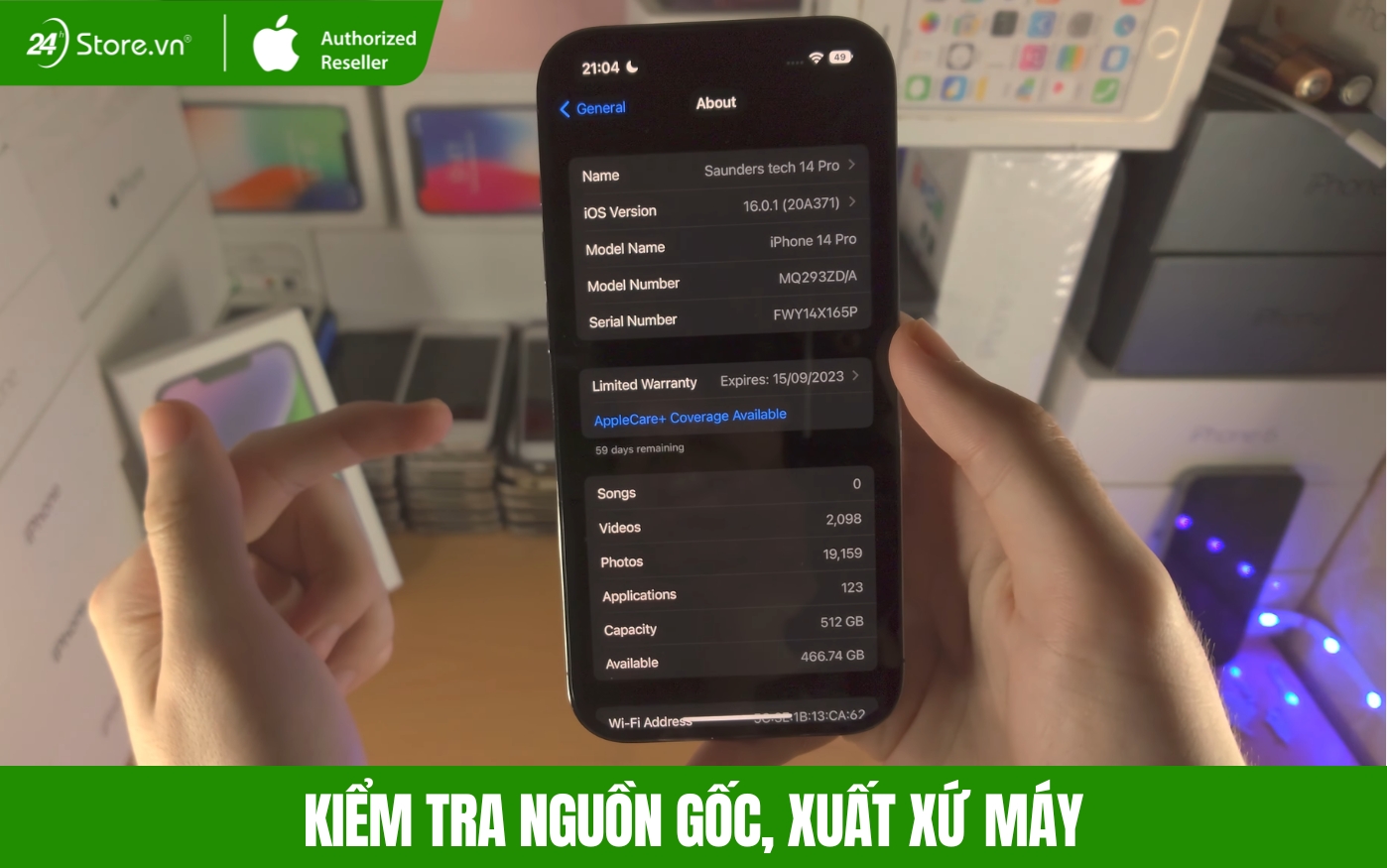 iphone 14 pro 512gb cũ chính hãng tại tphcm