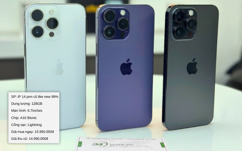 iphone 14 pro max cũ like new 99%