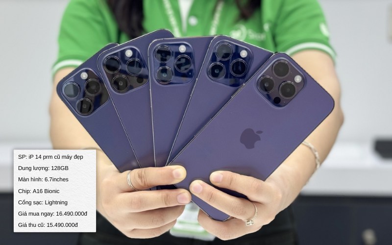 iphone 14 pro max cũ máy đẹp