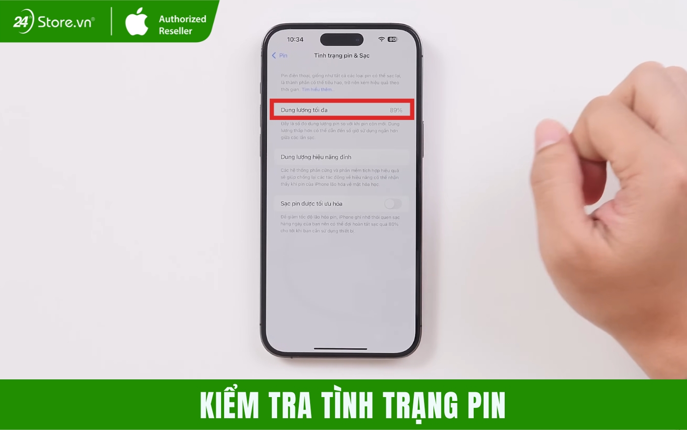 kiểm tra pin iphone 14 pro max 128gb cũ 
