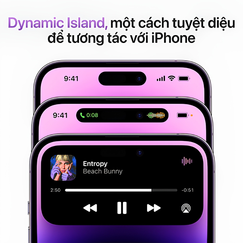 dynamic island trên iphone 14 pro max cũ 256gb