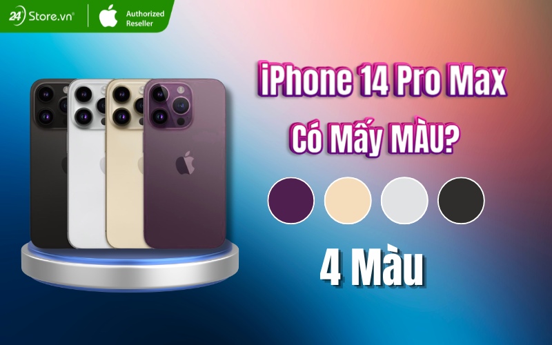 iphone 14 pro max có mấy màu