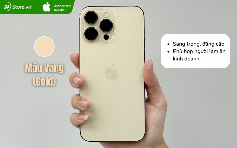 iphone 14 pro max màu vàng đồng