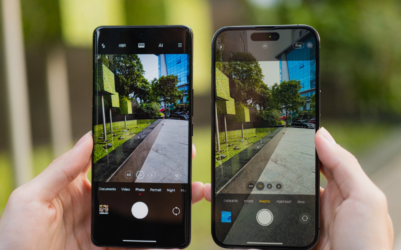 iPhone 14 Pro Max vs. Xiaomi 12S Ultra về cụm camera 