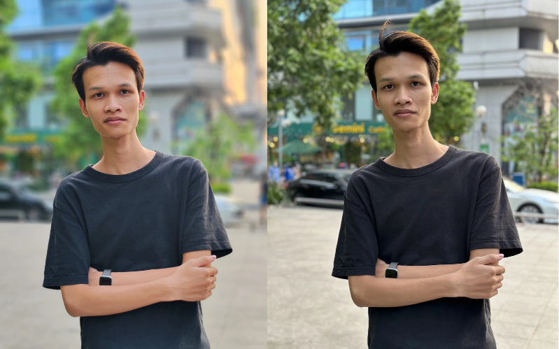 iPhone 14 Pro Max vs. Xiaomi 12S Ultra về chế độ chụp chân dung xóa phông 