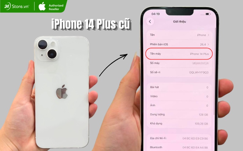 iphone 14 plus cũ giá rẻ