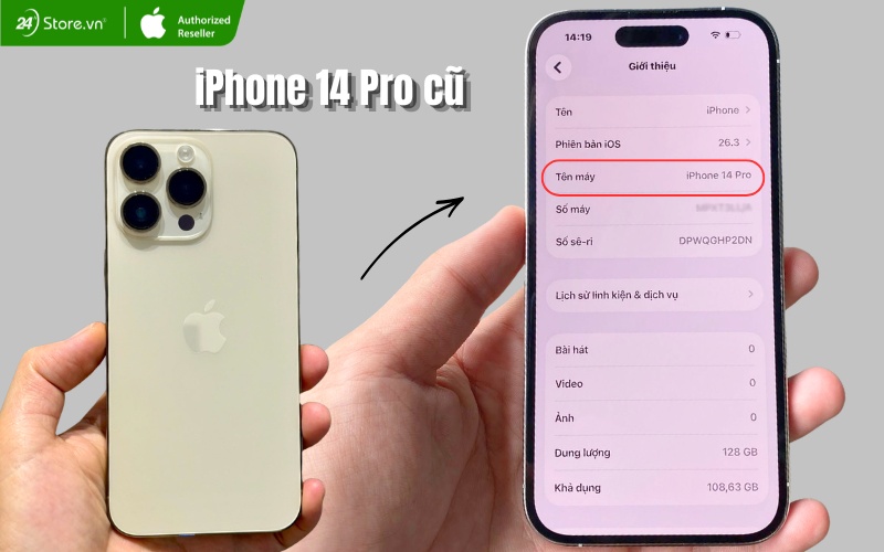 iphone 14 pro cũ giá rẻ