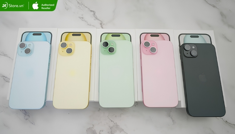 Bảng màu iPhone 15 và iPhone 15 Plus
