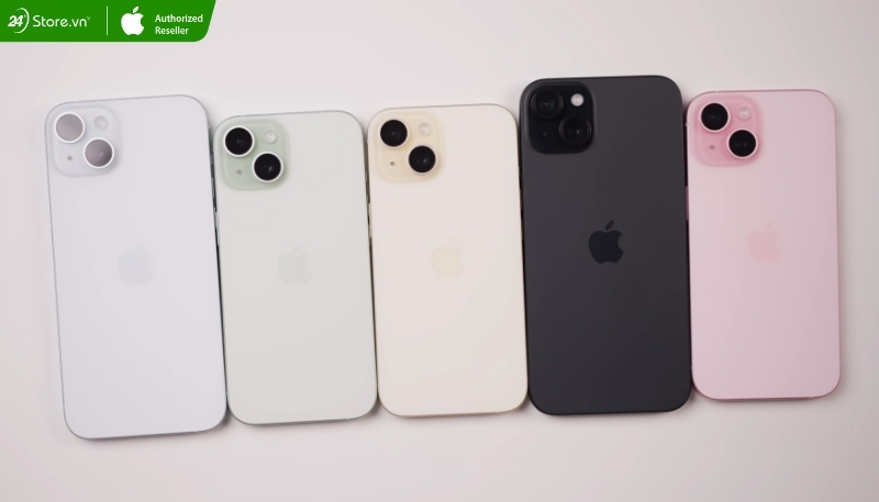 iPhone 15 có mấy màu