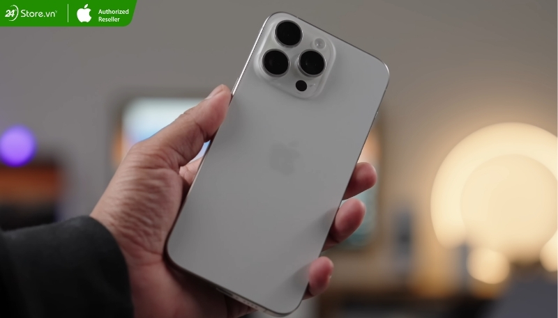 iPhone 15 Pro màu Trắng Titanium (White Titanium)