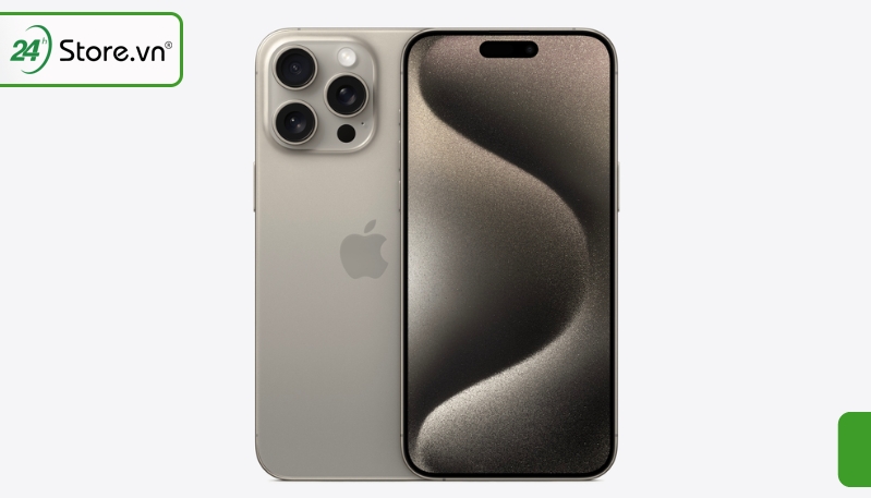 iPhone 15 pro và iPhone 15 Pro max Màu Titan Tự Nhiên (Natural Titanium)