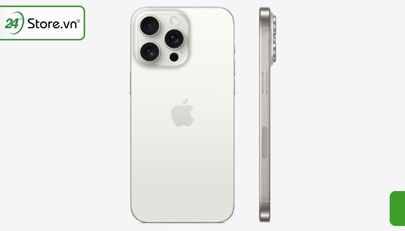 iPhone 15 pro và iPhone 15 Pro max Màu Màu Trắng Titanium (White Titanium)