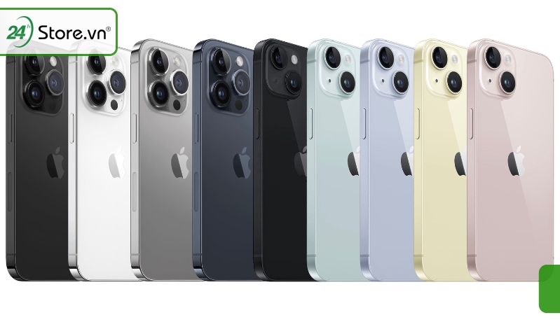 iPhone 15 series có mấy màu