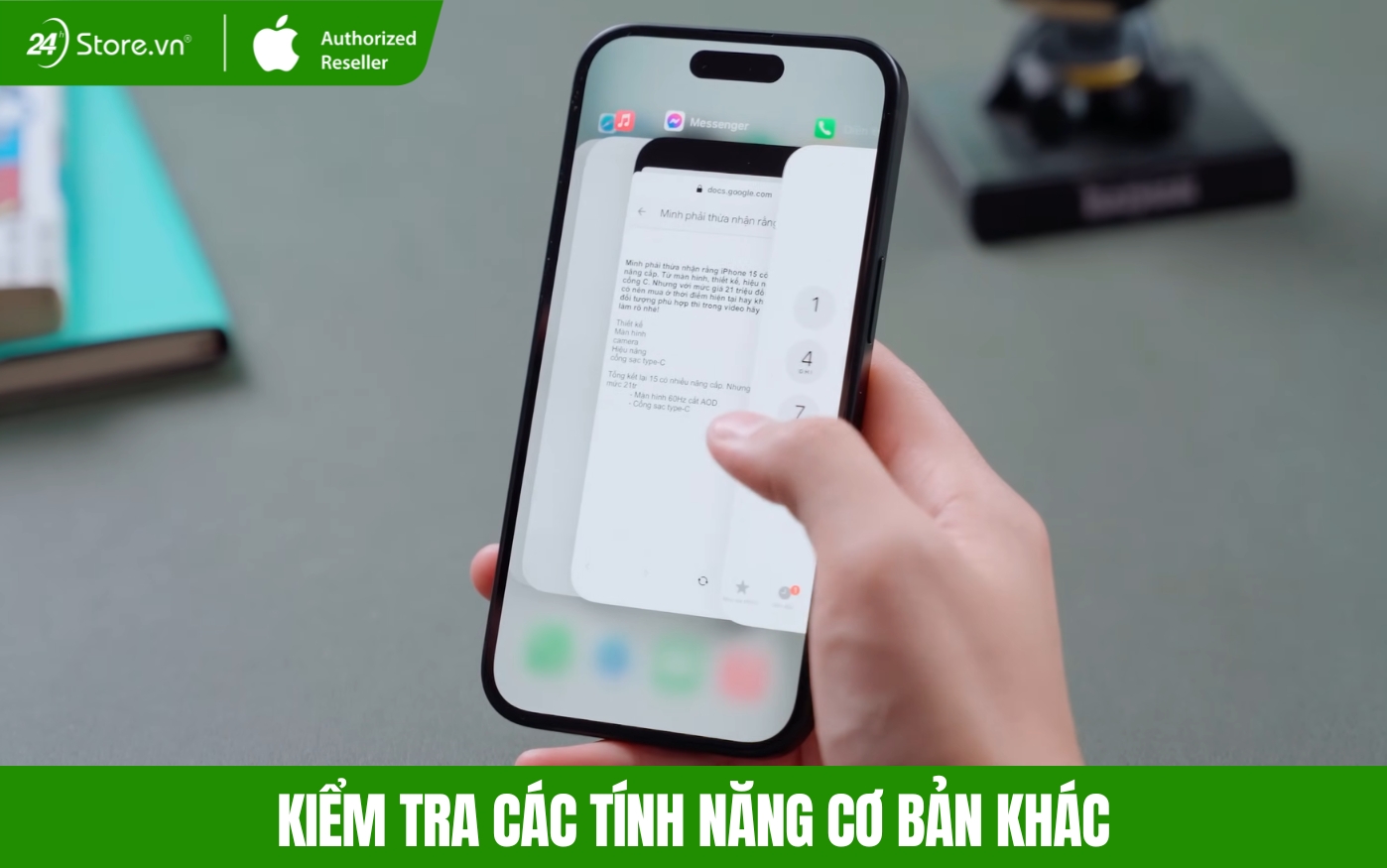 kiểm tra iphone 15 cũ