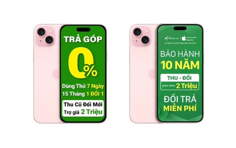 chính sách bảo hành iphone 15 plus cũ 128gb 24hstore