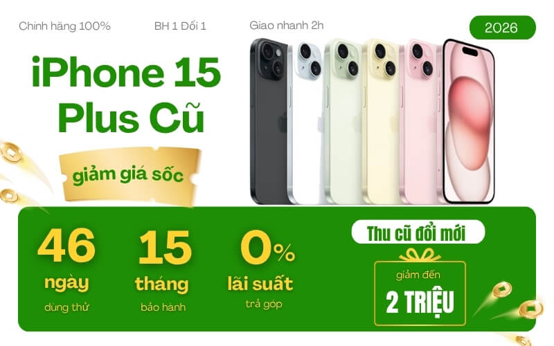 mua iphone 15 plus 128gb cũ giá rẻ