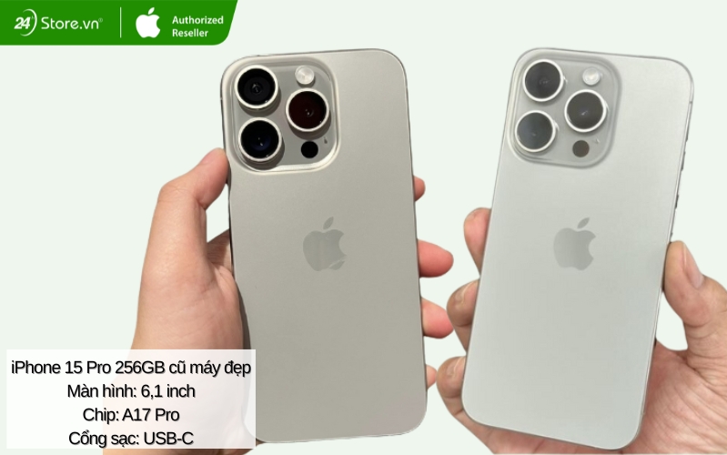 iphone 15 pro 256gb like new cũ đẹp chính hãng