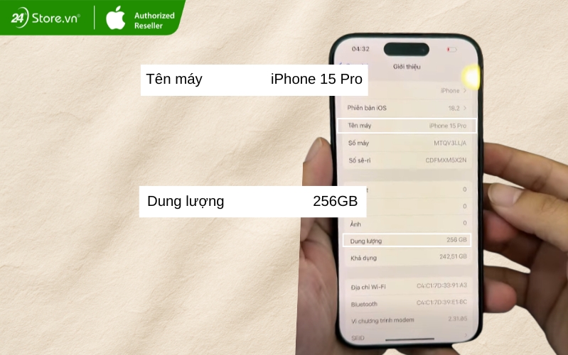 iphone 15 pro cũ 256gb đã qua sử dungj chính hãng