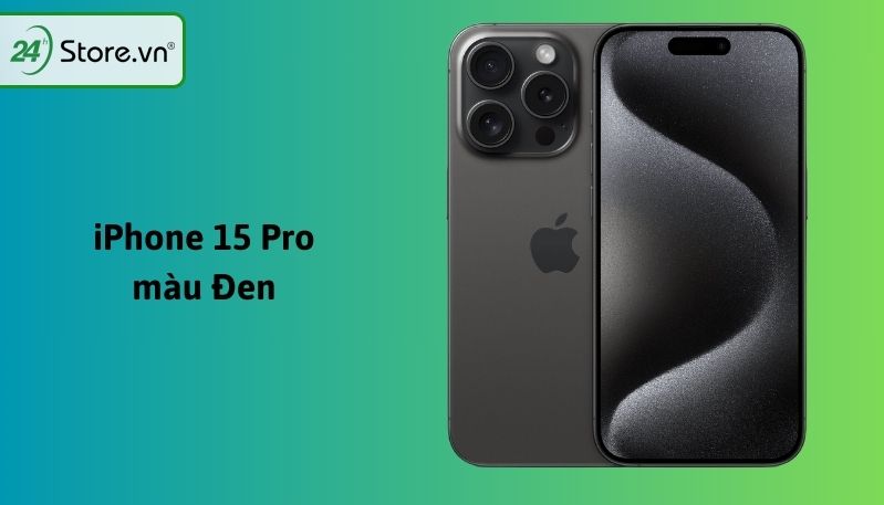 iphone 15 pro màu đen