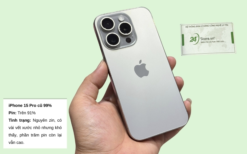 iphone 15 pro cũ 99%